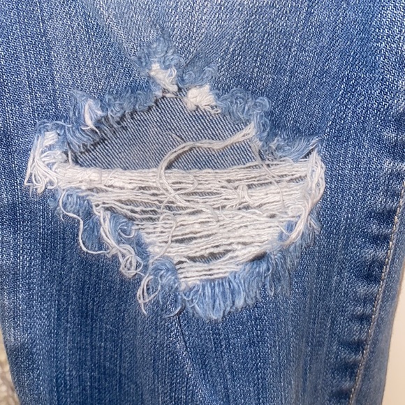 ABERCROMBIE & FITCH A&F VTG Y2K Perfect Stretch Distressed Low Rise Jeans 2/W26 - Picture 7 of 10